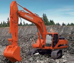 Ремонт гусеничного экскаватора Doosan SOLAR 300LC-7