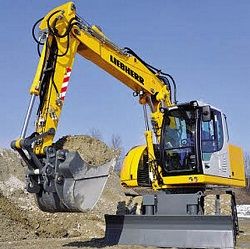 Ремонт колесного экскаватора Liebherr A 900 Compact Litronic