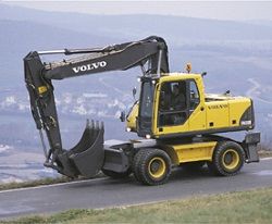 Запчасти для колесного экскаватора Volvo EW200B