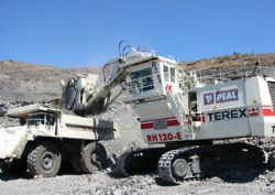 Запчасти для карьерного экскаватора (гидравлический) Bucyrus RH 120 E